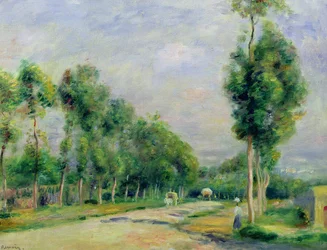 De weg naar Versailles bij Louveciennes